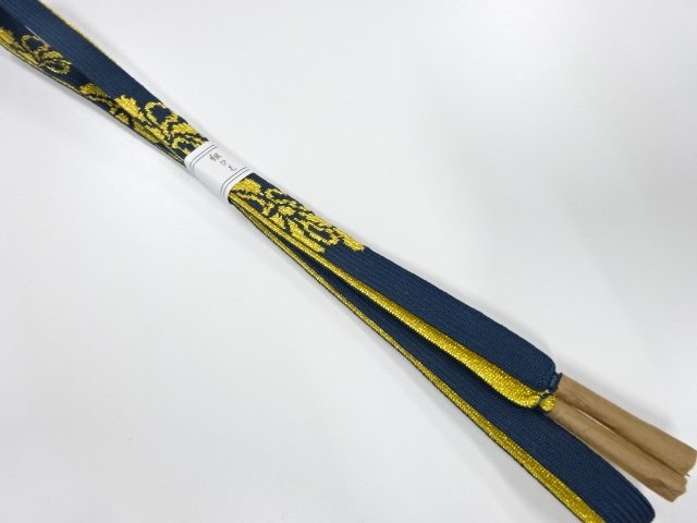 JAPANESE KIMONO / UNUSED KOREI HAND-TIED OBIJIME